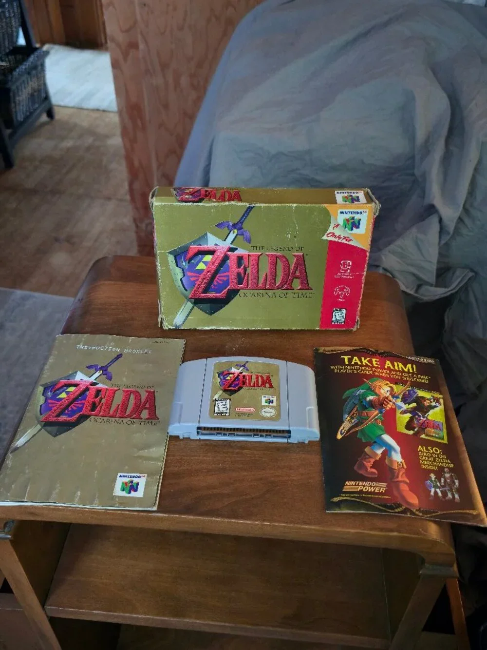 The Legend of Zelda Ocarina of Time N64 CIB Authentic Tested w/ Manual + Inserts
